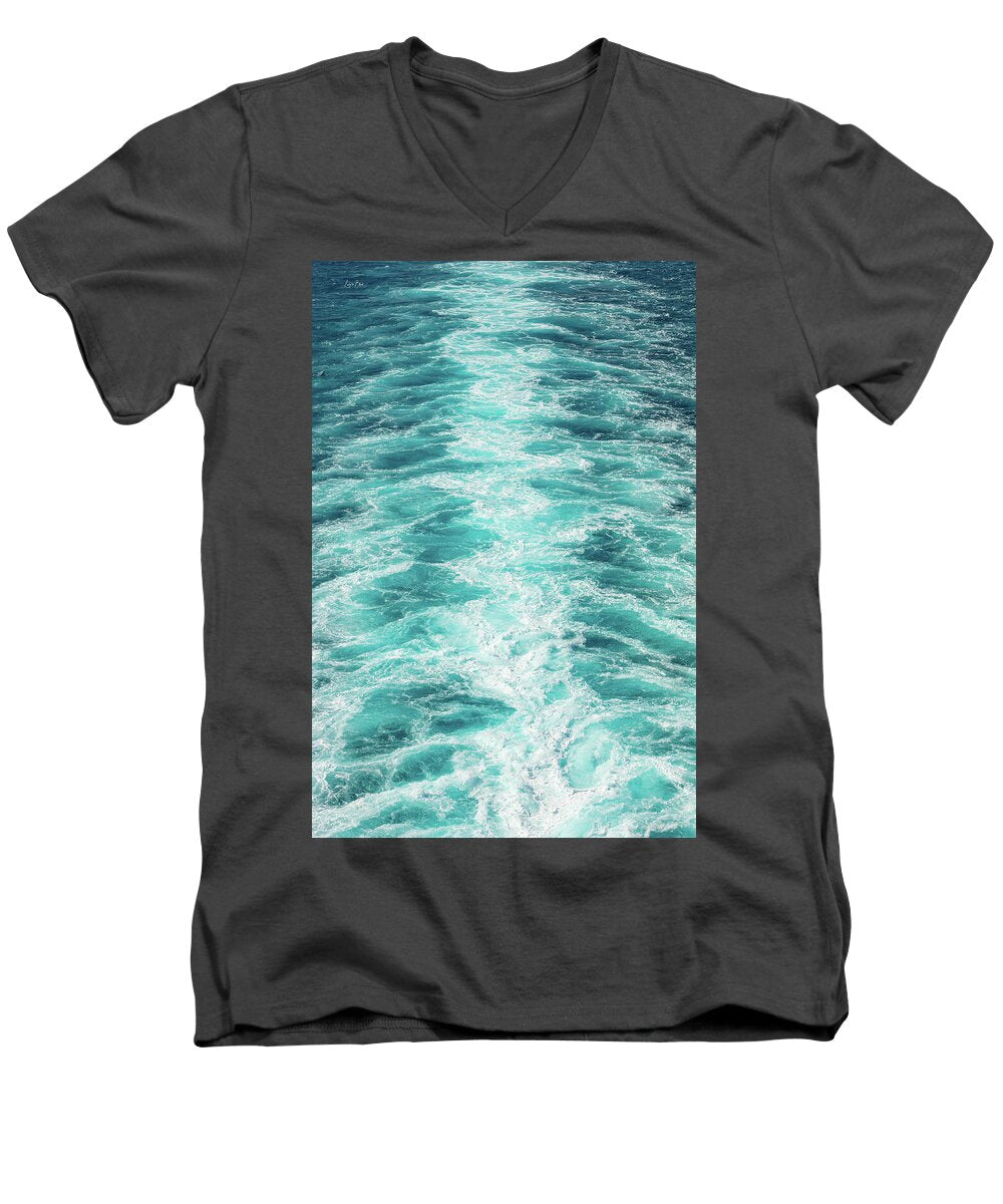 Off the Coastal Waters of Italy - Men's V-Neck T-Shirt