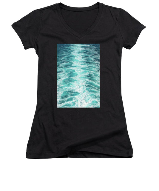 Off the Coastal Waters of Italy - Women's V-Neck