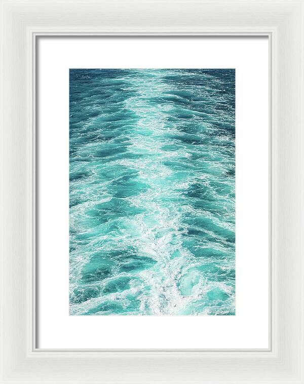 Off the Coastal Waters of Italy - Framed Print