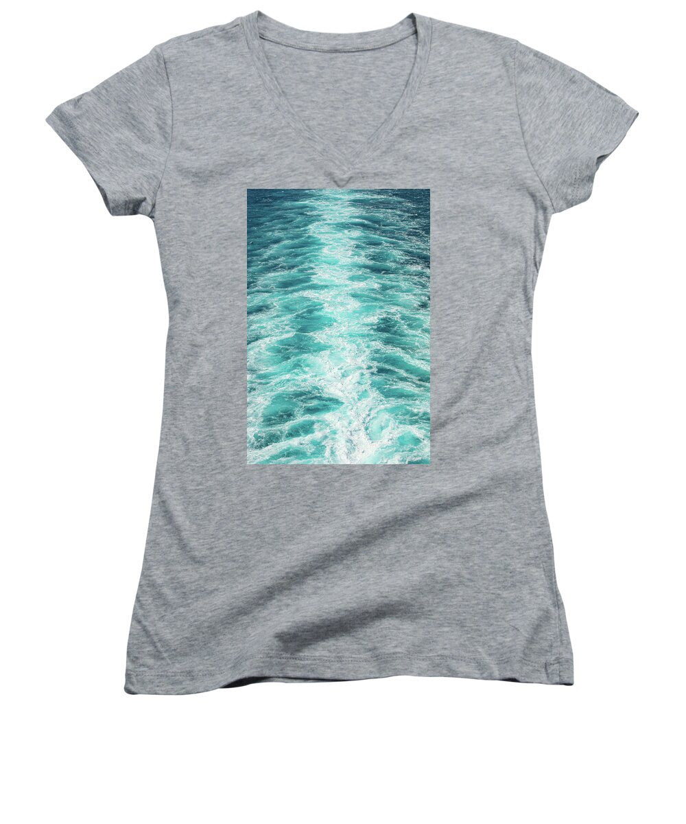 Off the Coastal Waters of Italy - Women's V-Neck