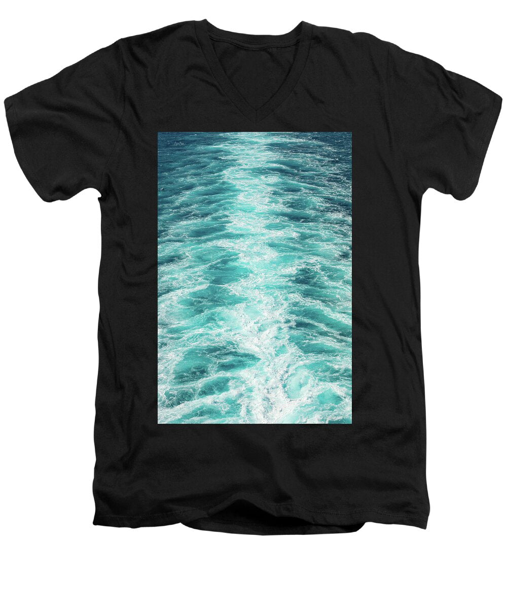 Off the Coastal Waters of Italy - Men's V-Neck T-Shirt