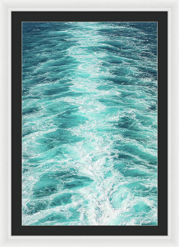 Off the Coastal Waters of Italy - Framed Print