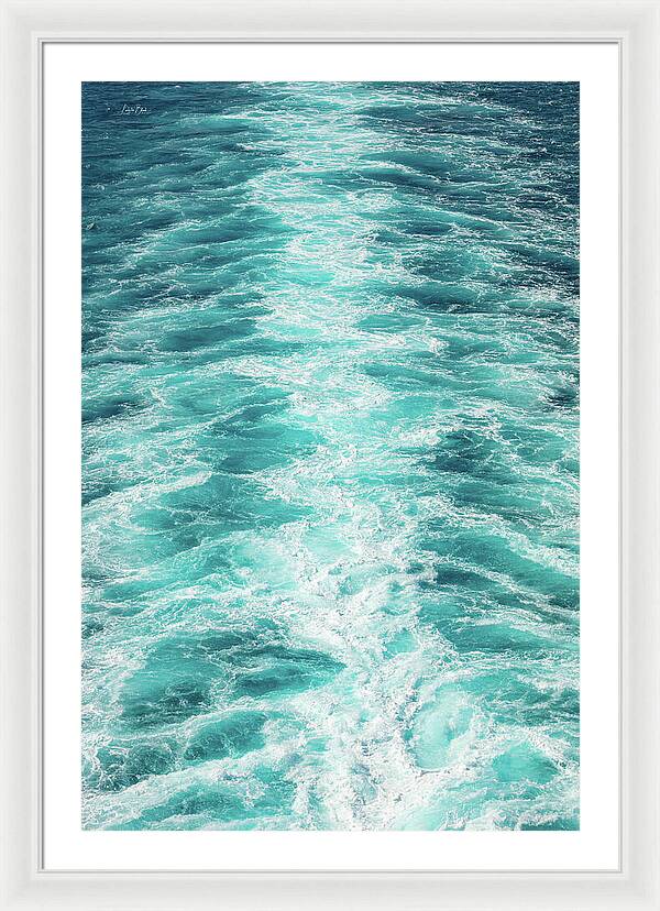 Off the Coastal Waters of Italy - Framed Print