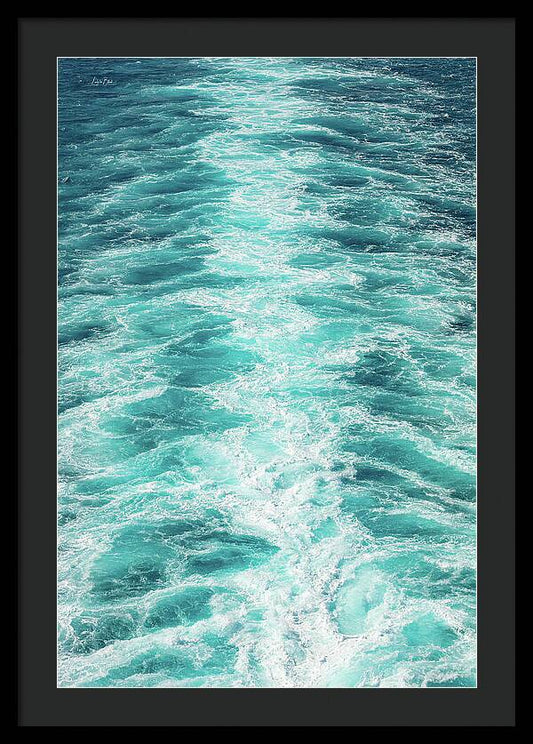 Off the Coastal Waters of Italy - Framed Print