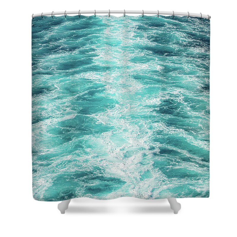 Off the Coastal Waters of Italy - Shower Curtain