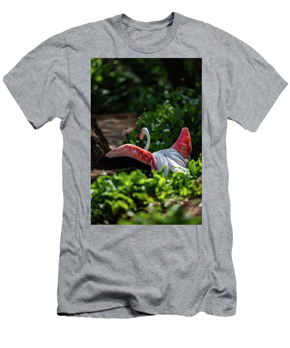 Reverse Fly Flamingo - T-Shirt