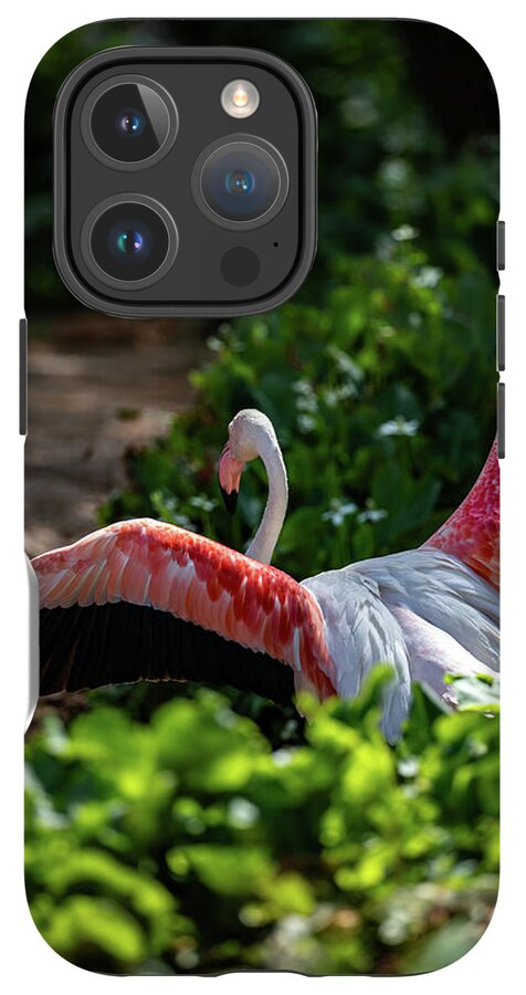 Reverse Fly Flamingo - Phone Case