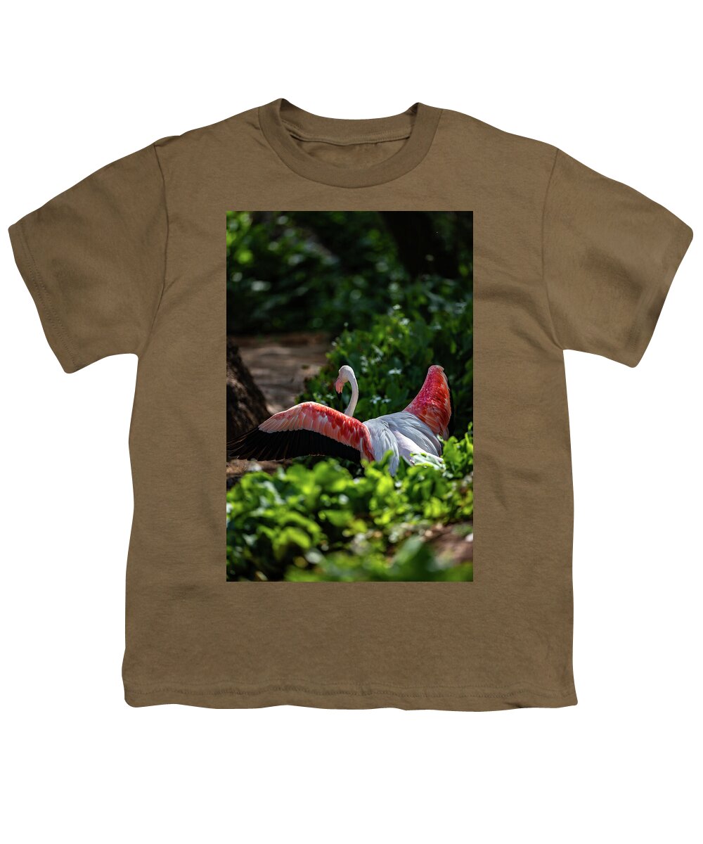 Reverse Fly Flamingo - Youth T-Shirt