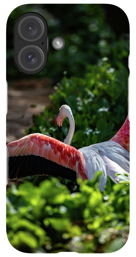Reverse Fly Flamingo - Phone Case