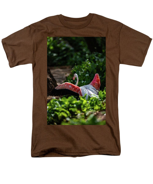 Reverse Fly Flamingo - Men's T-Shirt  (Regular Fit)