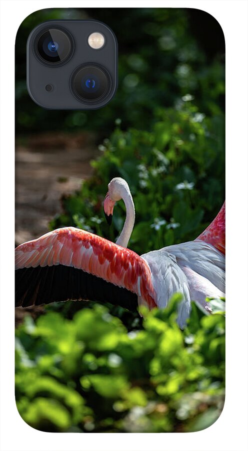 Reverse Fly Flamingo - Phone Case