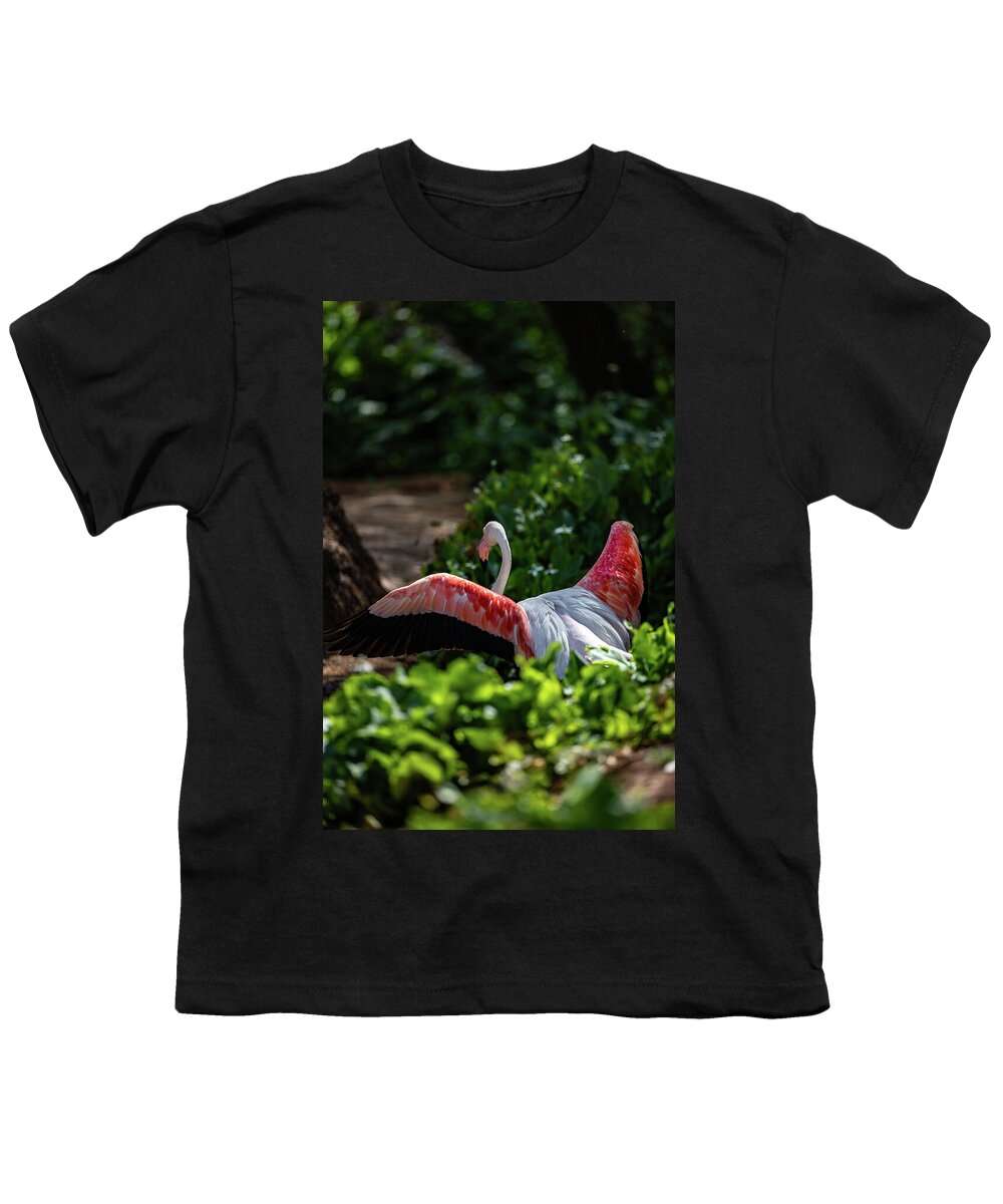 Reverse Fly Flamingo - Youth T-Shirt