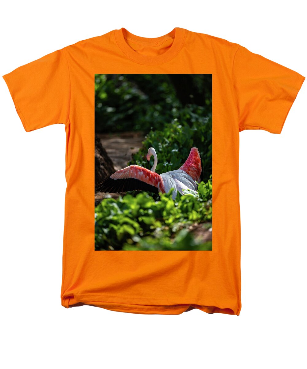 Reverse Fly Flamingo - Men's T-Shirt  (Regular Fit)