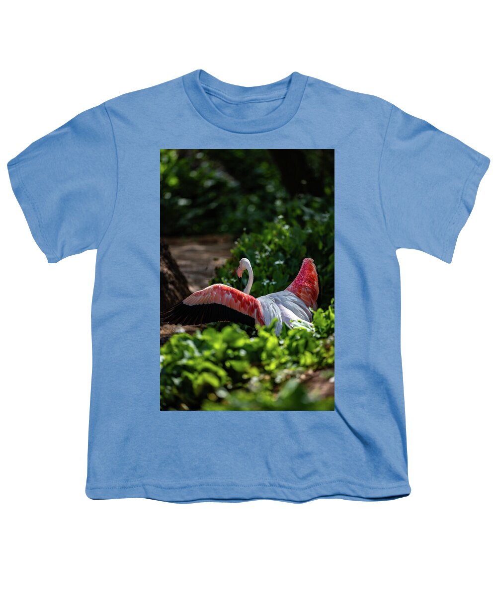 Reverse Fly Flamingo - Youth T-Shirt