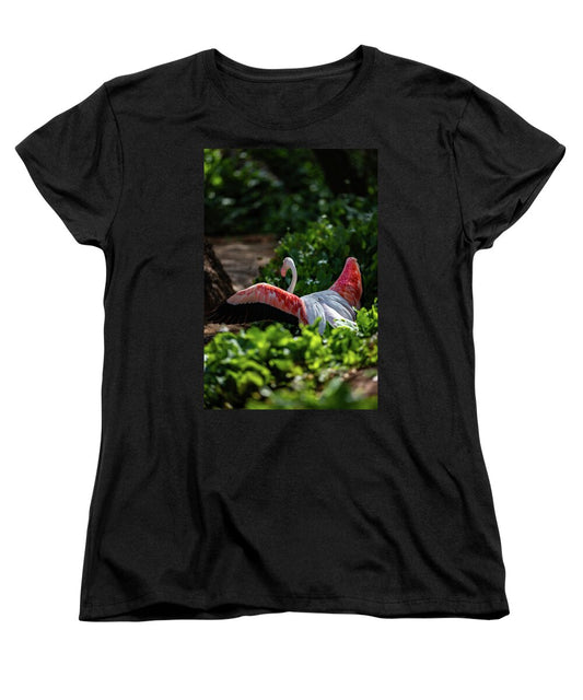 Reverse Fly Flamingo - Women's T-Shirt (Standard Fit)