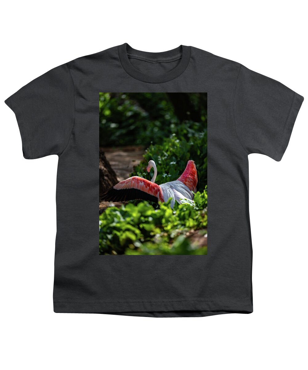 Reverse Fly Flamingo - Youth T-Shirt