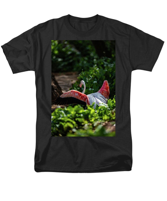 Reverse Fly Flamingo - Men's T-Shirt  (Regular Fit)