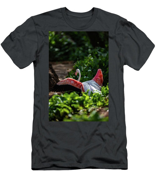 Reverse Fly Flamingo - T-Shirt