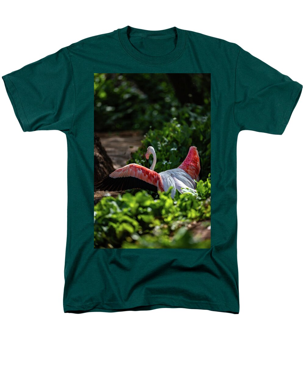 Reverse Fly Flamingo - Men's T-Shirt  (Regular Fit)