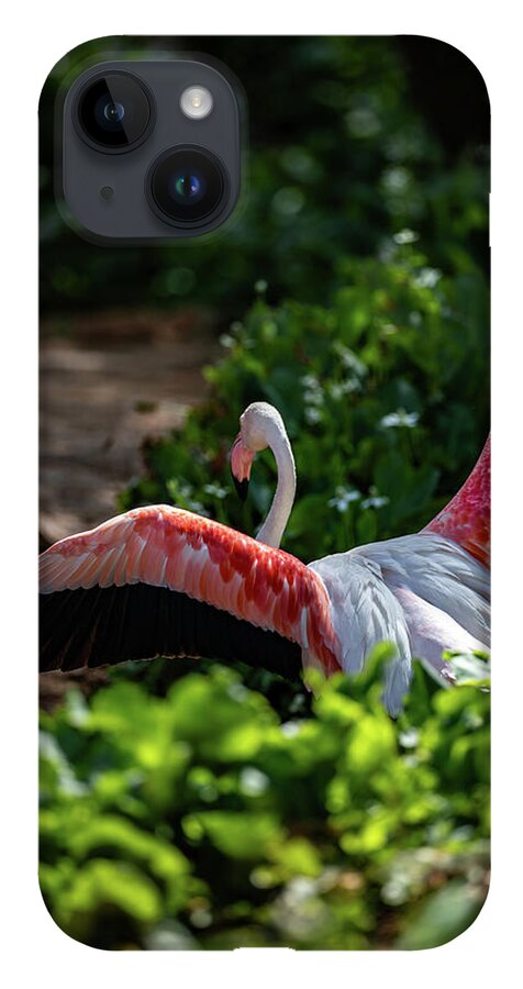 Reverse Fly Flamingo - Phone Case