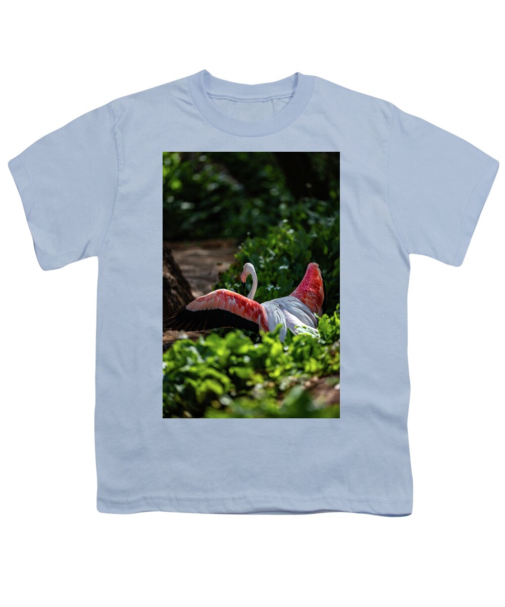Reverse Fly Flamingo - Youth T-Shirt