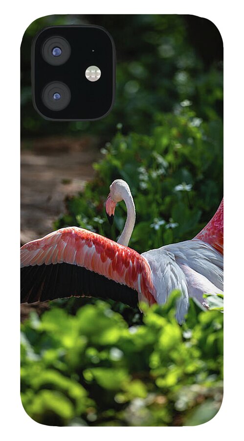 Reverse Fly Flamingo - Phone Case