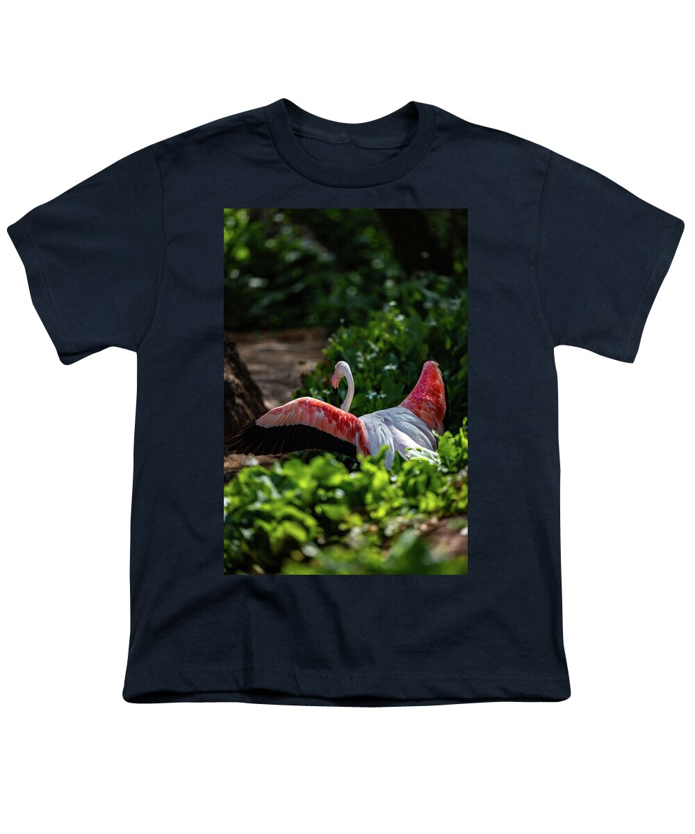 Reverse Fly Flamingo - Youth T-Shirt