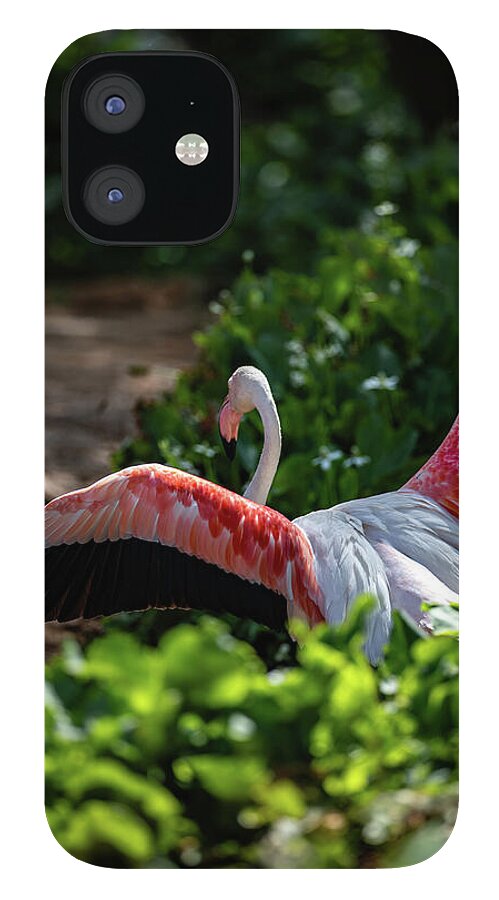 Reverse Fly Flamingo - Phone Case