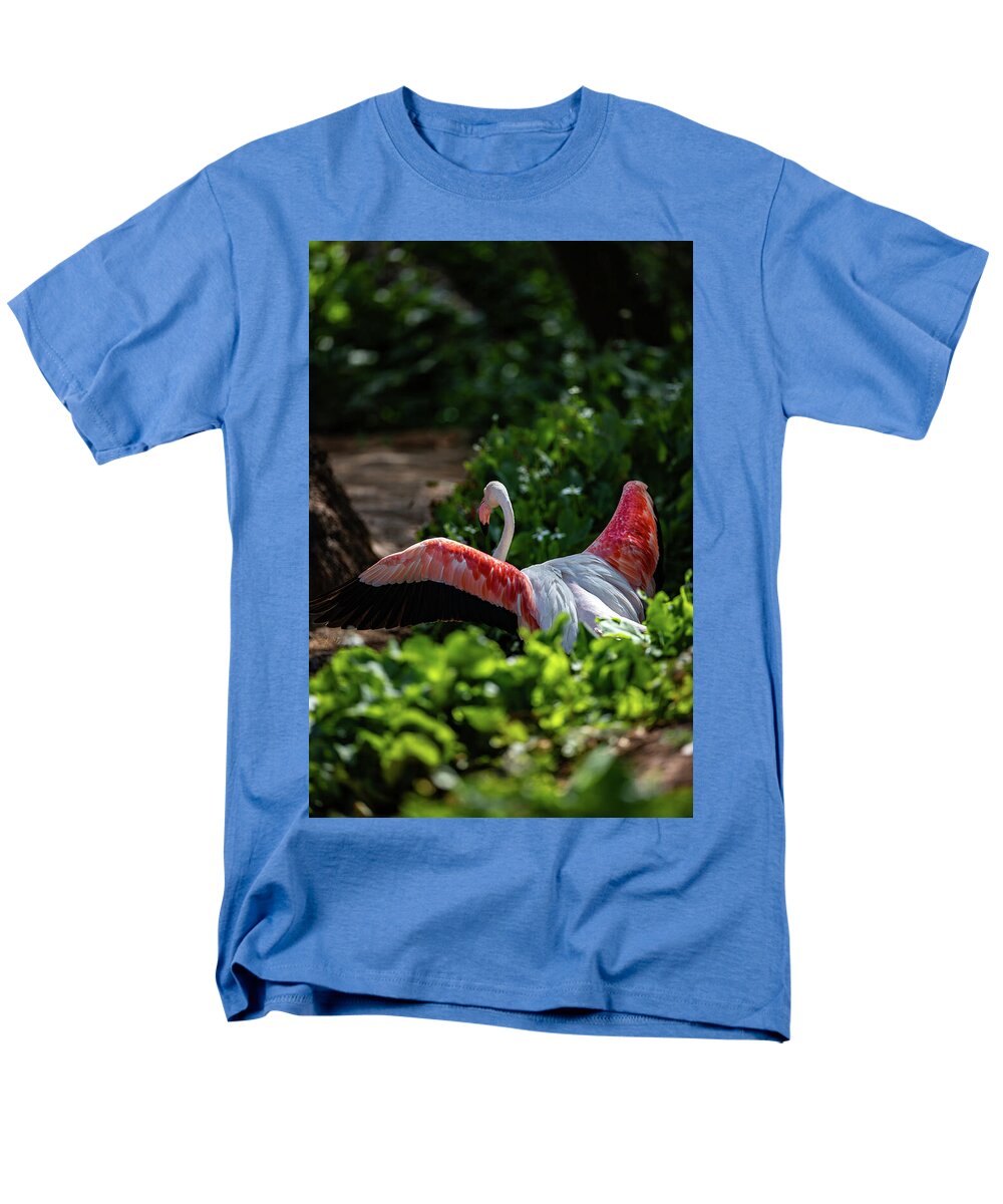 Reverse Fly Flamingo - Men's T-Shirt  (Regular Fit)