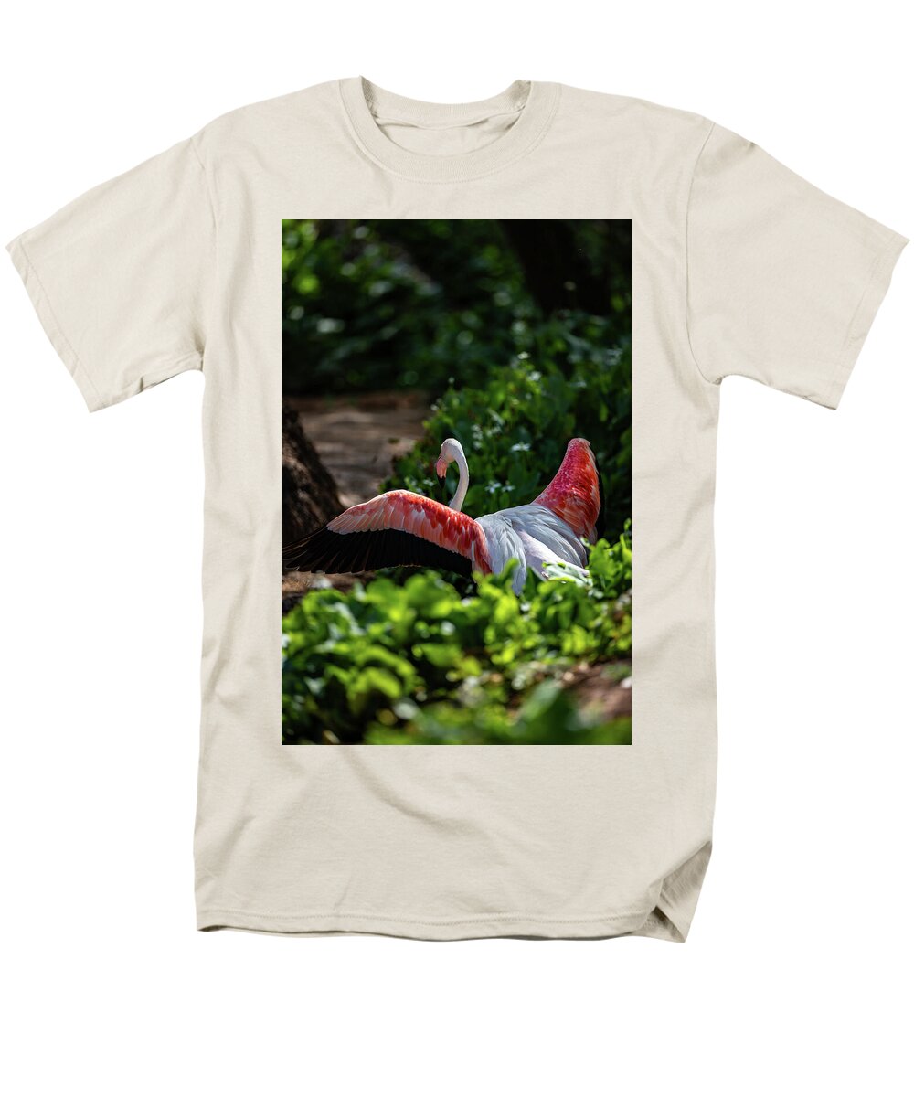 Reverse Fly Flamingo - Men's T-Shirt  (Regular Fit)