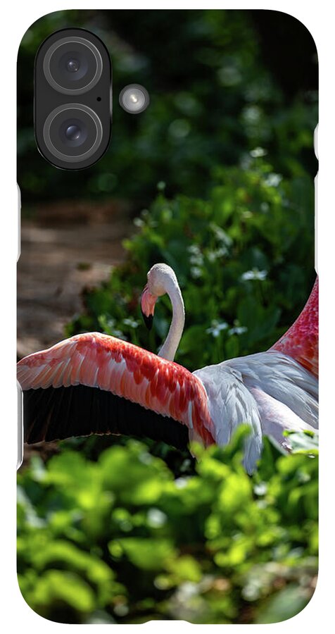 Reverse Fly Flamingo - Phone Case