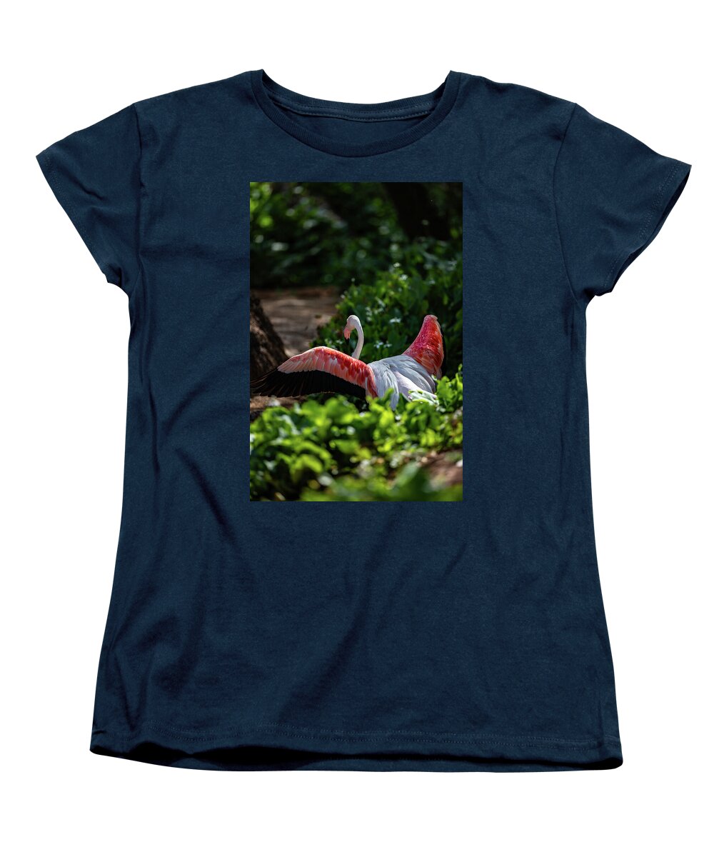 Reverse Fly Flamingo - Women's T-Shirt (Standard Fit)