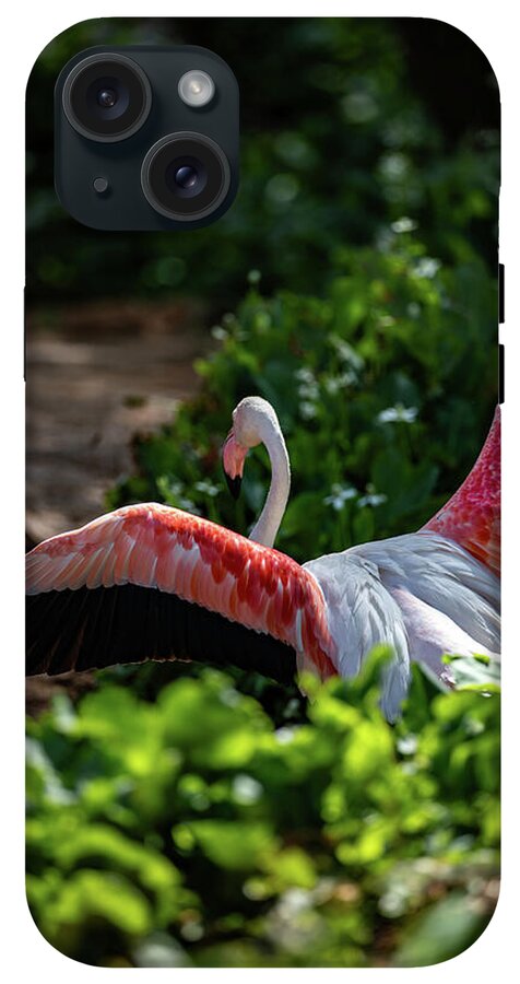 Reverse Fly Flamingo - Phone Case