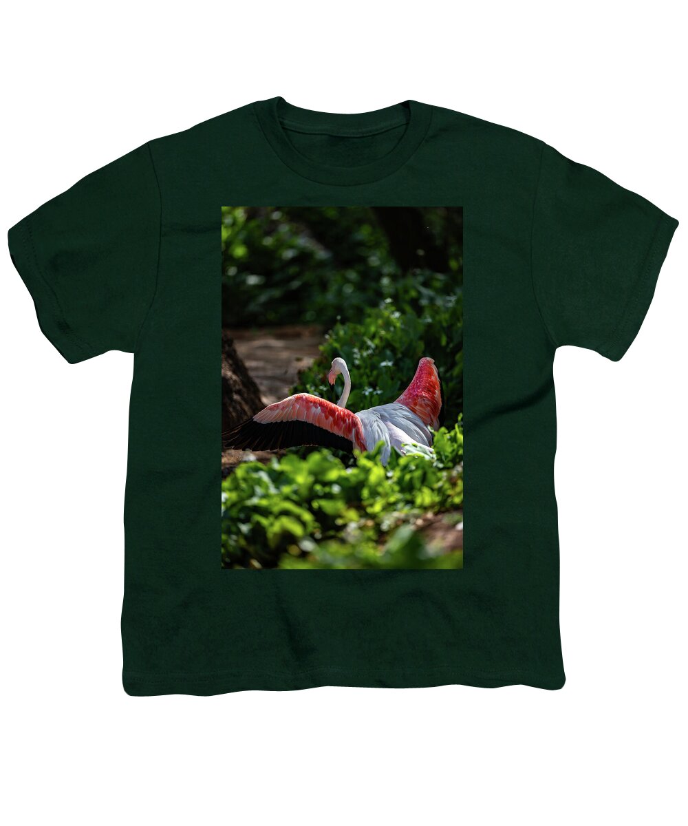 Reverse Fly Flamingo - Youth T-Shirt