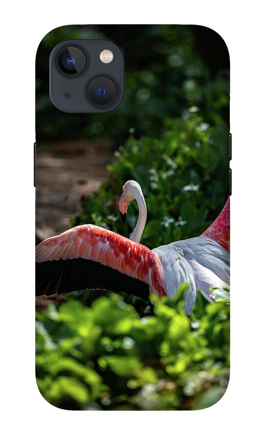 Reverse Fly Flamingo - Phone Case