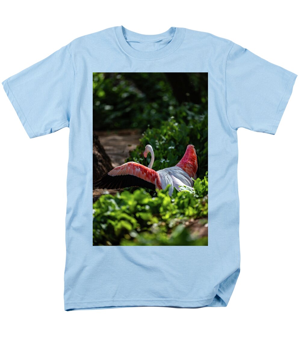 Reverse Fly Flamingo - Men's T-Shirt  (Regular Fit)