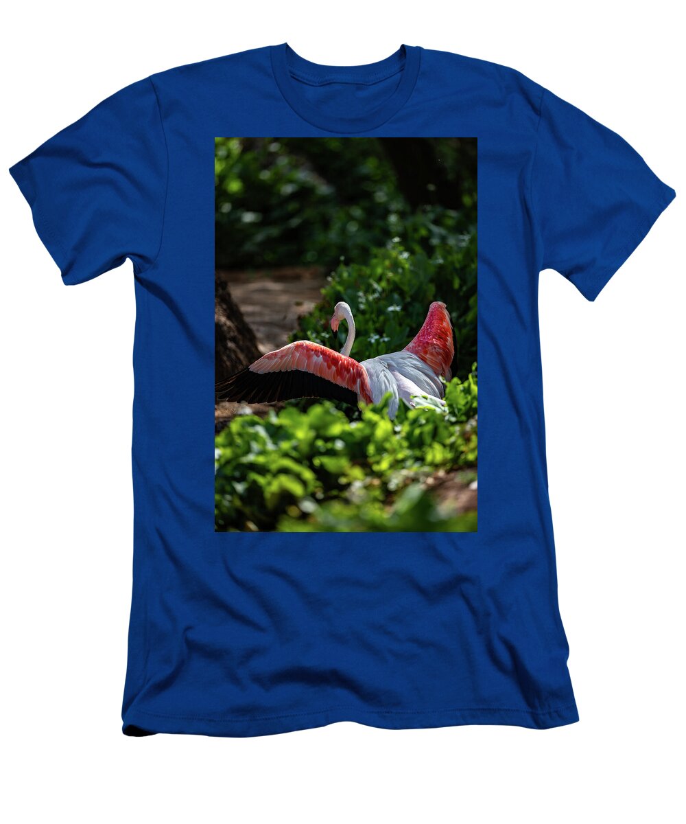 Reverse Fly Flamingo - T-Shirt