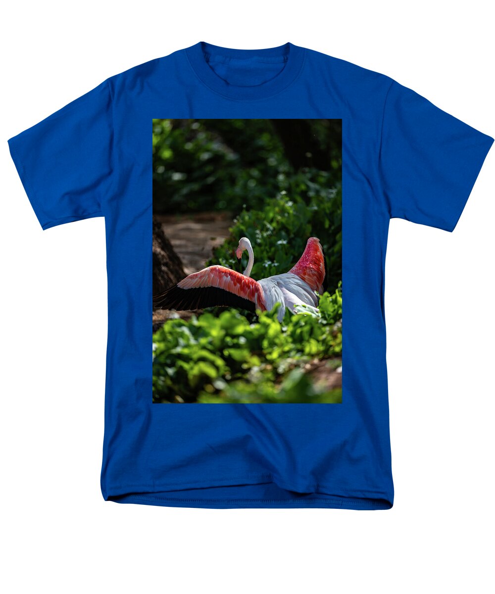 Reverse Fly Flamingo - Men's T-Shirt  (Regular Fit)