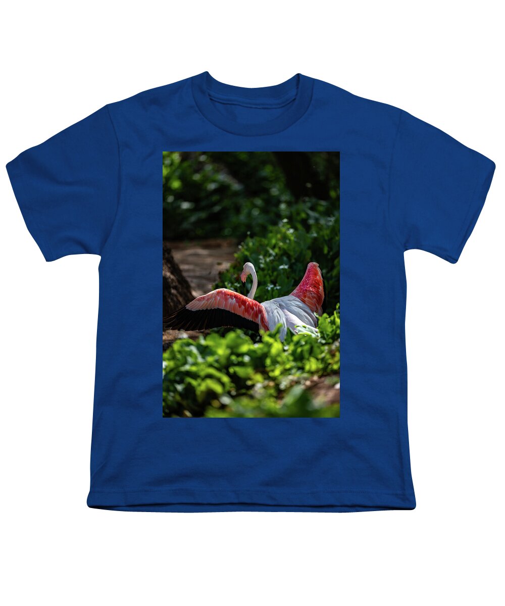 Reverse Fly Flamingo - Youth T-Shirt