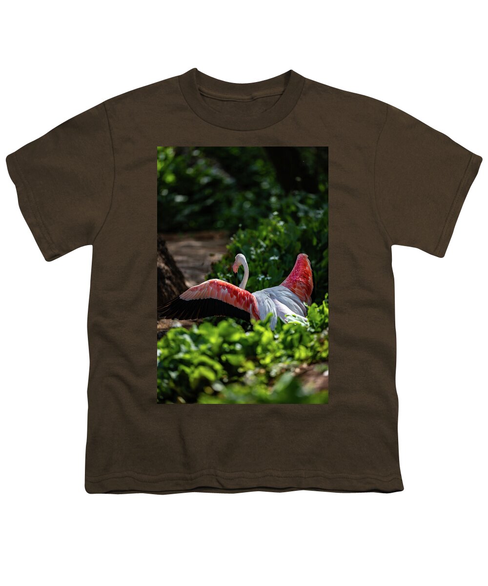 Reverse Fly Flamingo - Youth T-Shirt