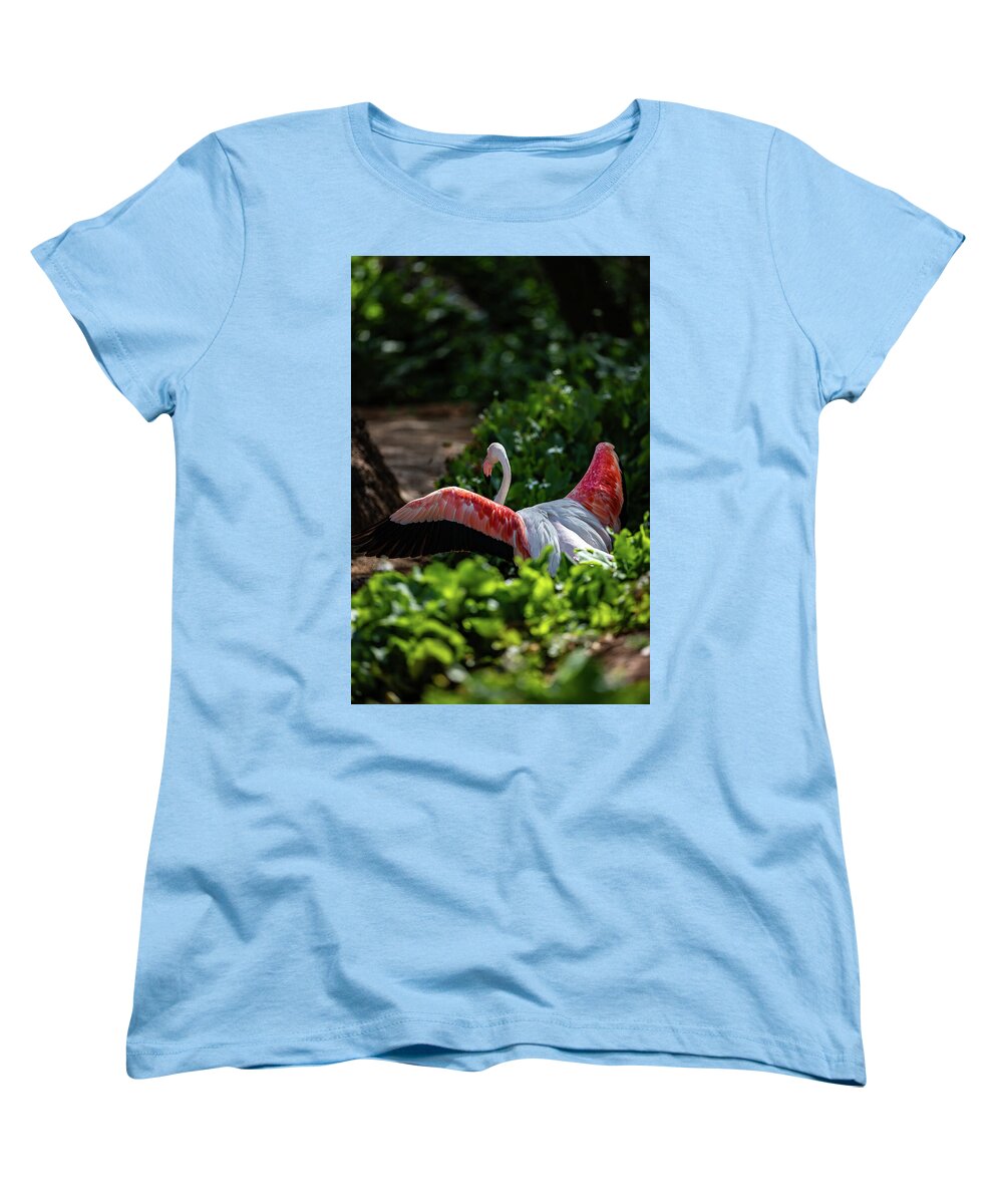 Reverse Fly Flamingo - Women's T-Shirt (Standard Fit)