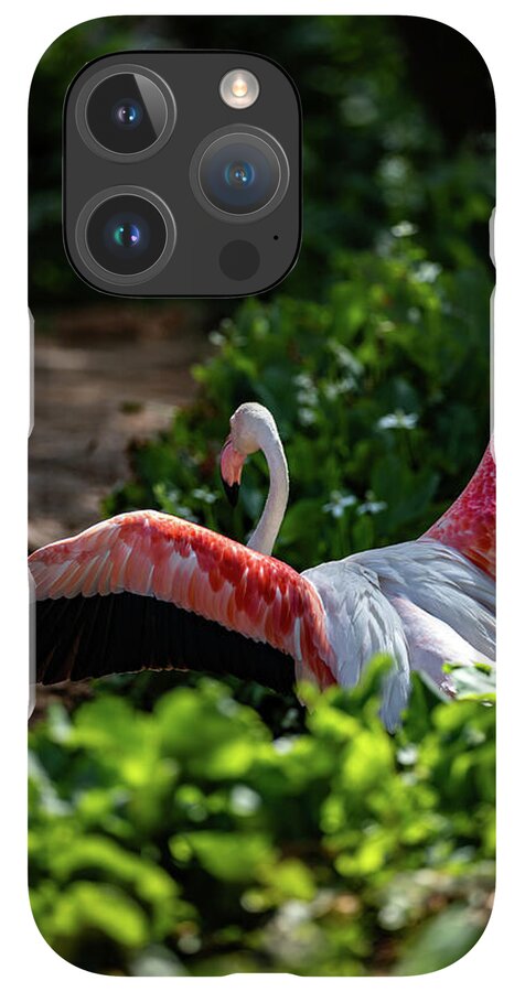 Reverse Fly Flamingo - Phone Case