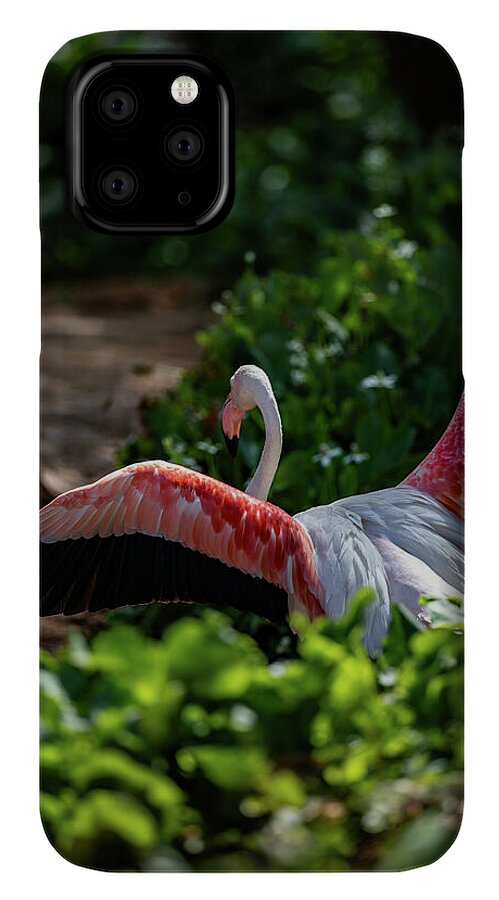 Reverse Fly Flamingo - Phone Case