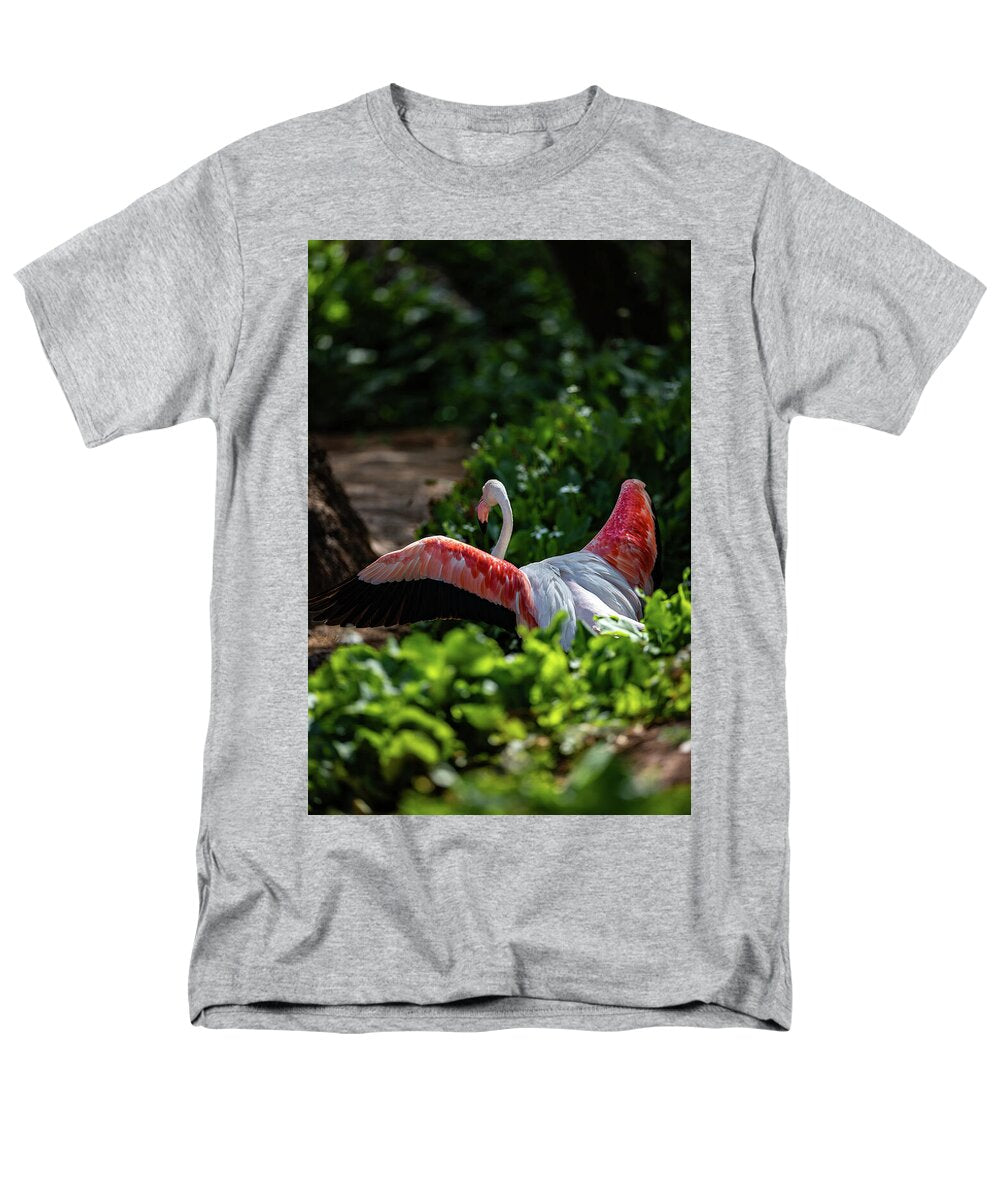 Reverse Fly Flamingo - Men's T-Shirt  (Regular Fit)