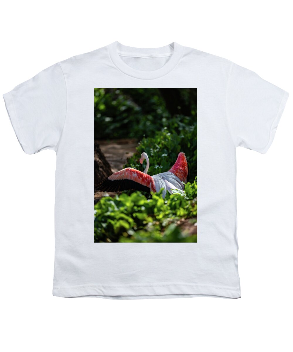 Reverse Fly Flamingo - Youth T-Shirt