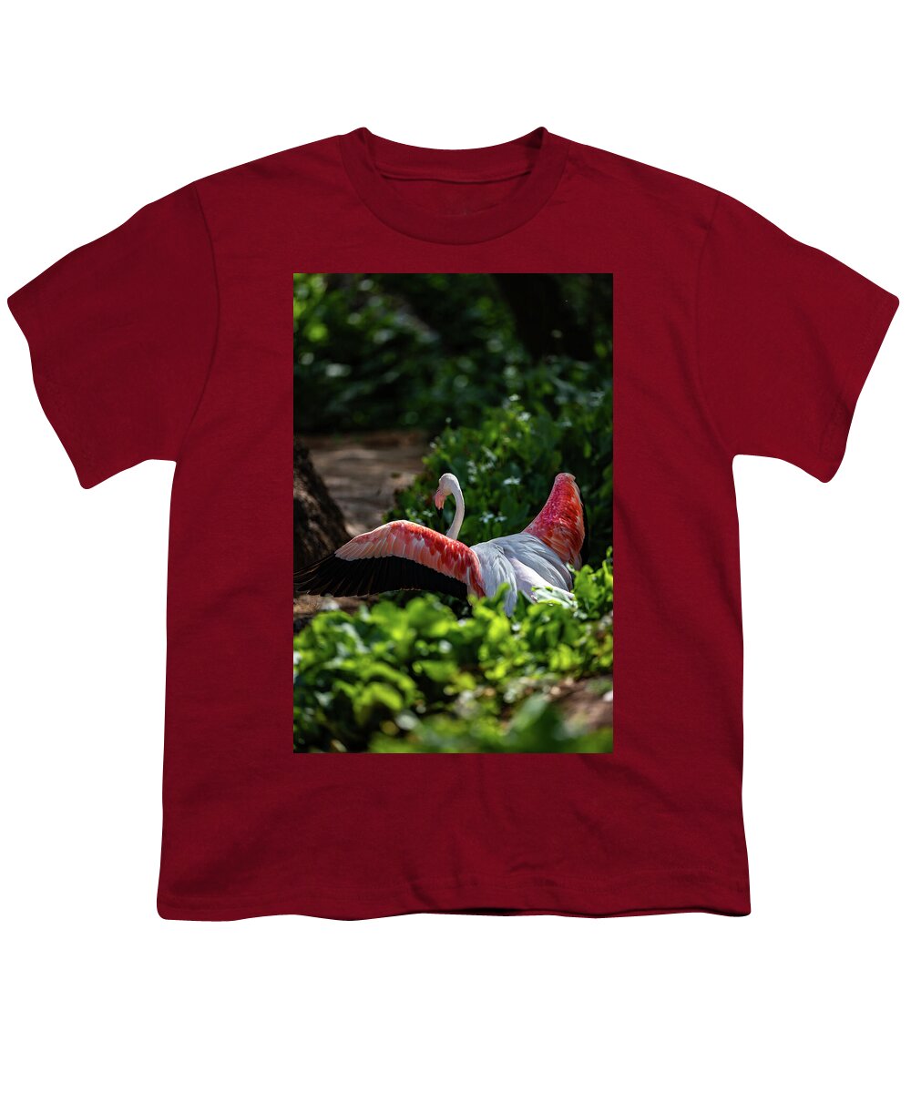 Reverse Fly Flamingo - Youth T-Shirt