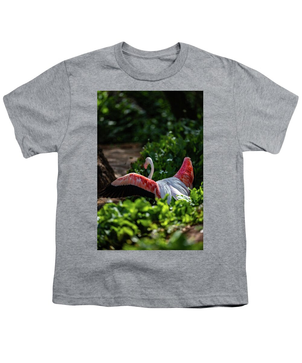 Reverse Fly Flamingo - Youth T-Shirt