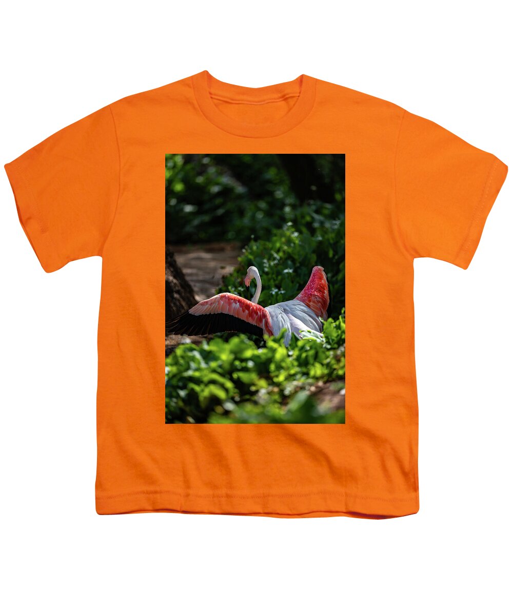 Reverse Fly Flamingo - Youth T-Shirt