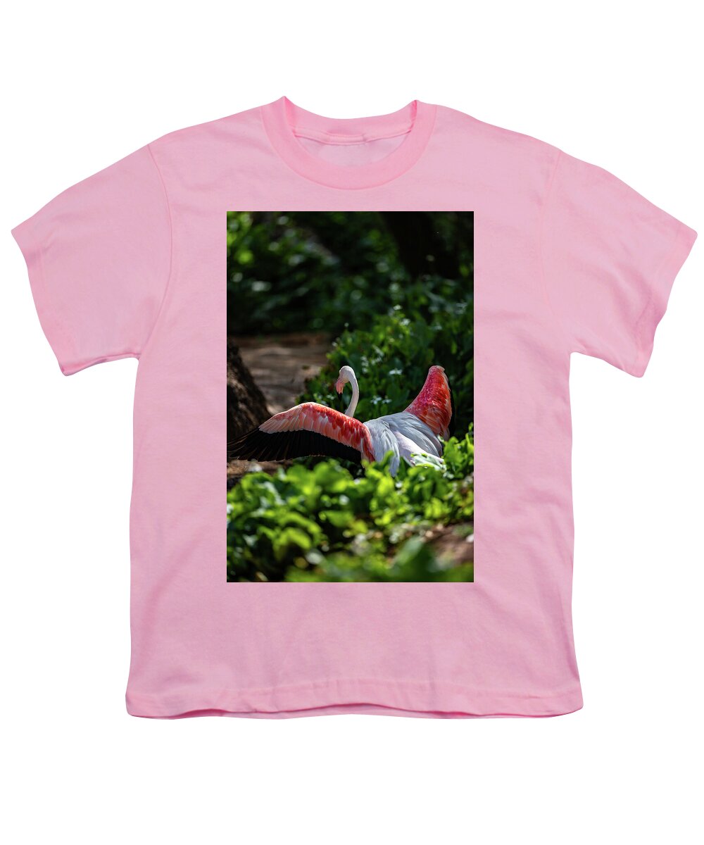 Reverse Fly Flamingo - Youth T-Shirt