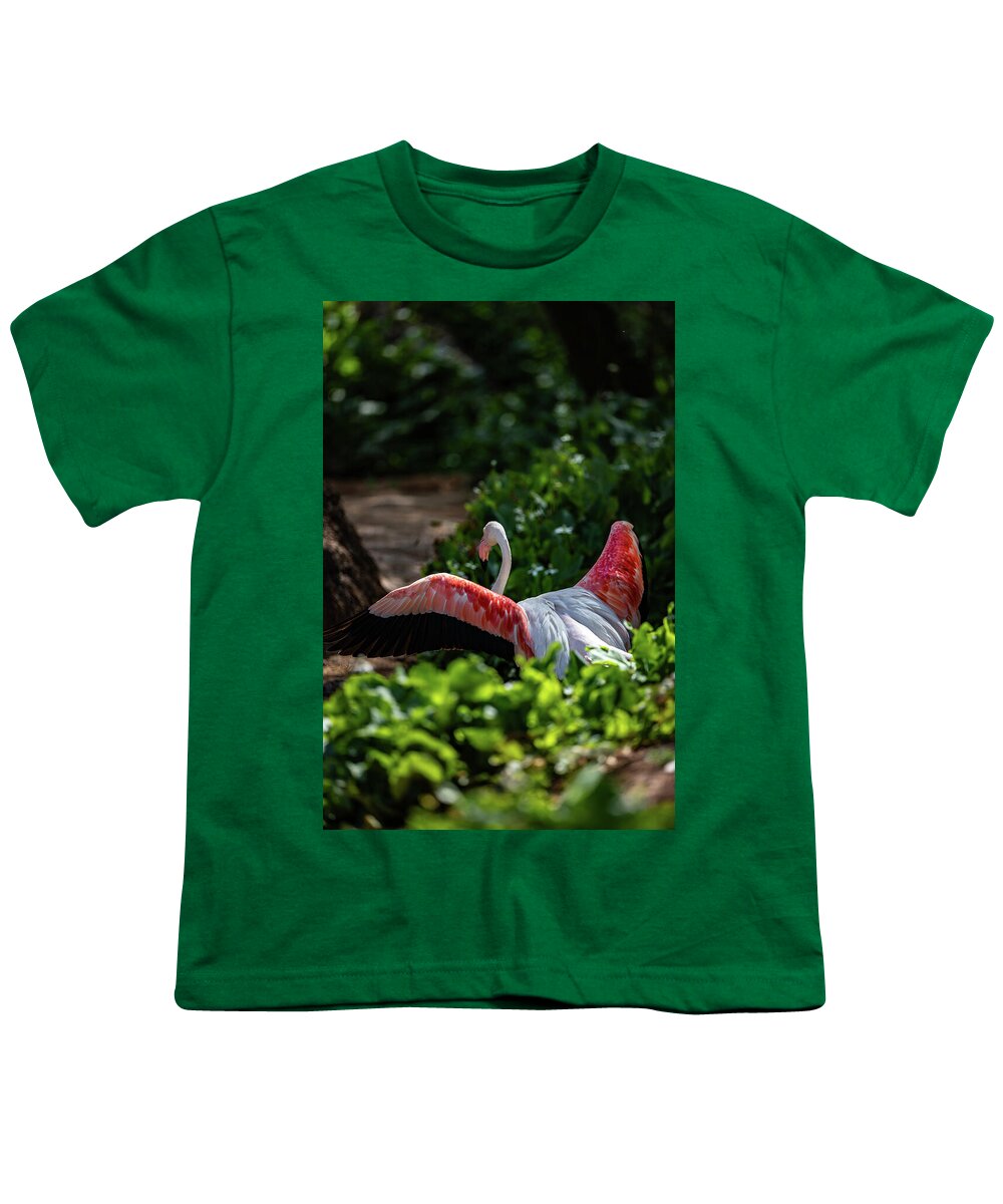 Reverse Fly Flamingo - Youth T-Shirt